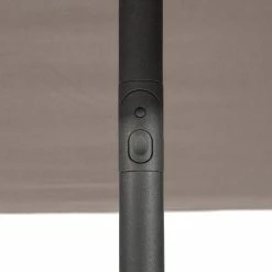 Parasol Droit Carré 2,5x2,5m Soya Taupe Hespéride -Ledepot-bailleul Soldes Magasin parasol droit carre 25x25m soya taupe hesperide 3