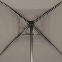 Parasol Droit Carré 2,5x2,5m Soya Taupe Hespéride -Ledepot-bailleul Soldes Magasin parasol droit carre 25x25m soya taupe hesperide 4