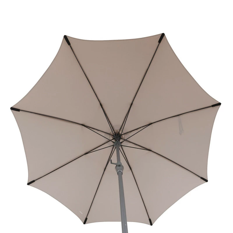 Parasol droit rond 2,7m Sisko taupe Hespéride Parasol Droit Rond 2,7m Sisko Taupe Hespéride -Ledepot-bailleul Soldes Magasin parasol droit rond 27m sisko taupe hesperide 3
