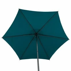 Parasol Droit Rond 2,7m Soya Bleu Canard Hespéride 6 Parasol Droit Rond 2,7m Soya Bleu Canard Hespéride -Ledepot-bailleul Soldes Magasin parasol droit rond 27m soya bleu canard hesperide 4