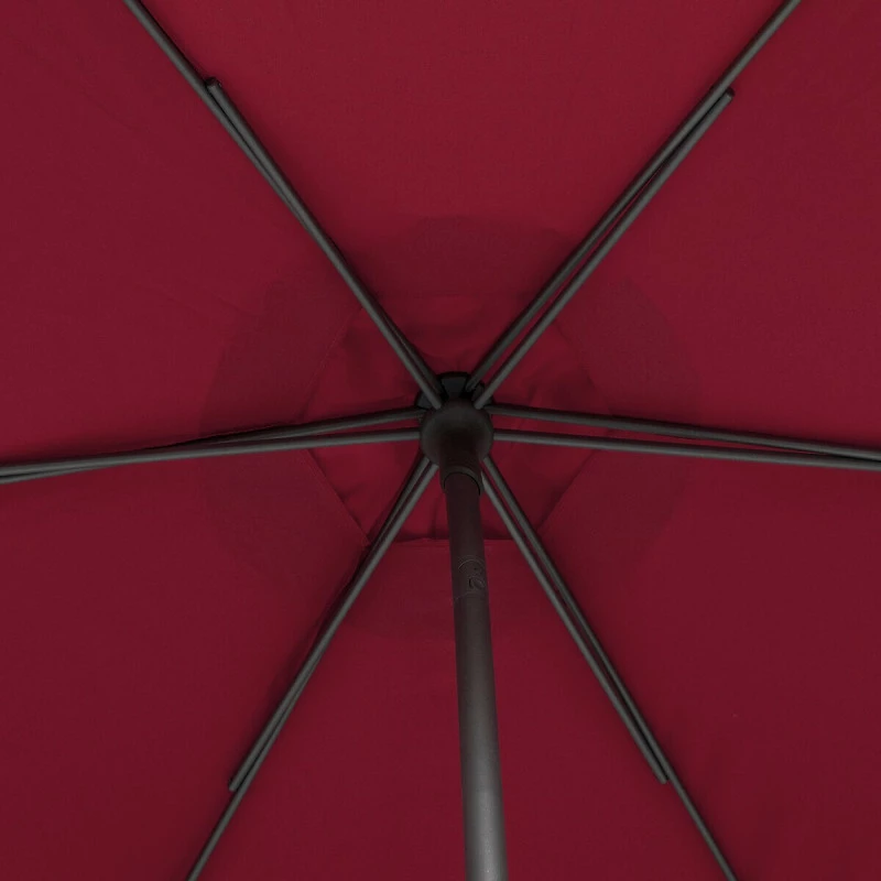 Parasol droit rond 2,7m Soya bordeaux Hespéride Parasol Droit Rond 2,7m Soya Bordeaux Hespéride -Ledepot-bailleul Soldes Magasin parasol droit rond 27m soya bordeaux hesperide 3
