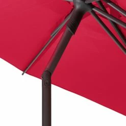Parasol Droit Rond 2,7m Soya Grenade Hespéride -Ledepot-bailleul Soldes Magasin parasol droit rond 27m soya grenade hesperide 5