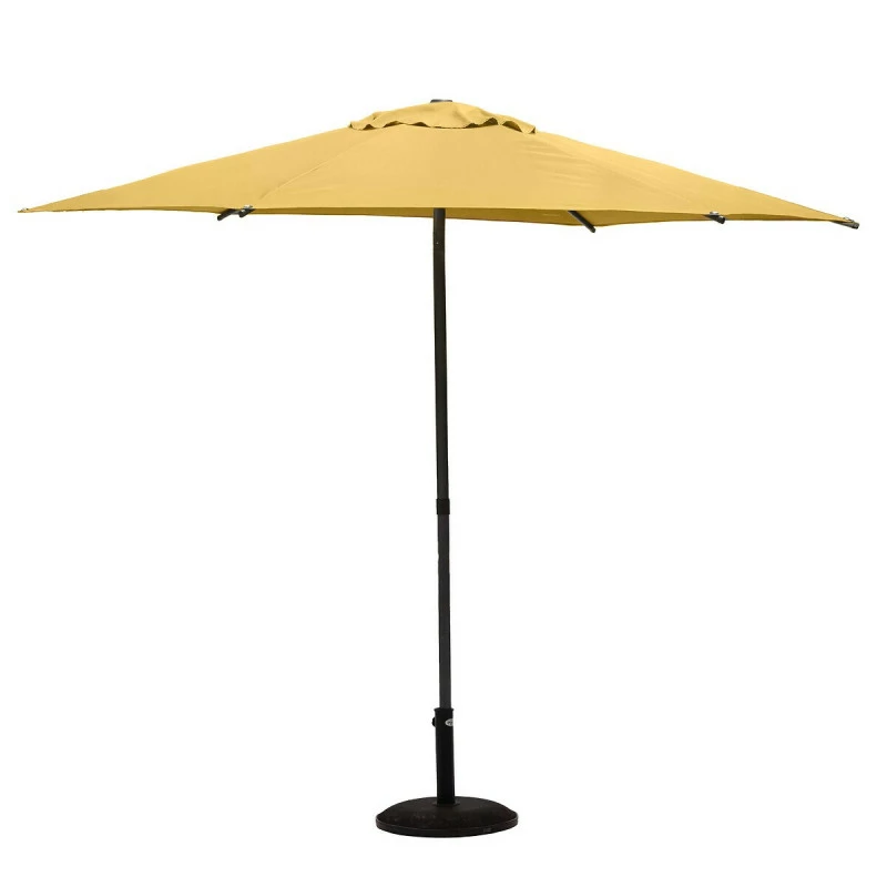 Parasol droit rond 2,7m Soya jaune moutarde Hespéride Parasol Droit Rond 2,7m Soya Jaune Moutarde Hespéride -Ledepot-bailleul Soldes Magasin parasol droit rond 27m soya jaune moutarde hesperide 1
