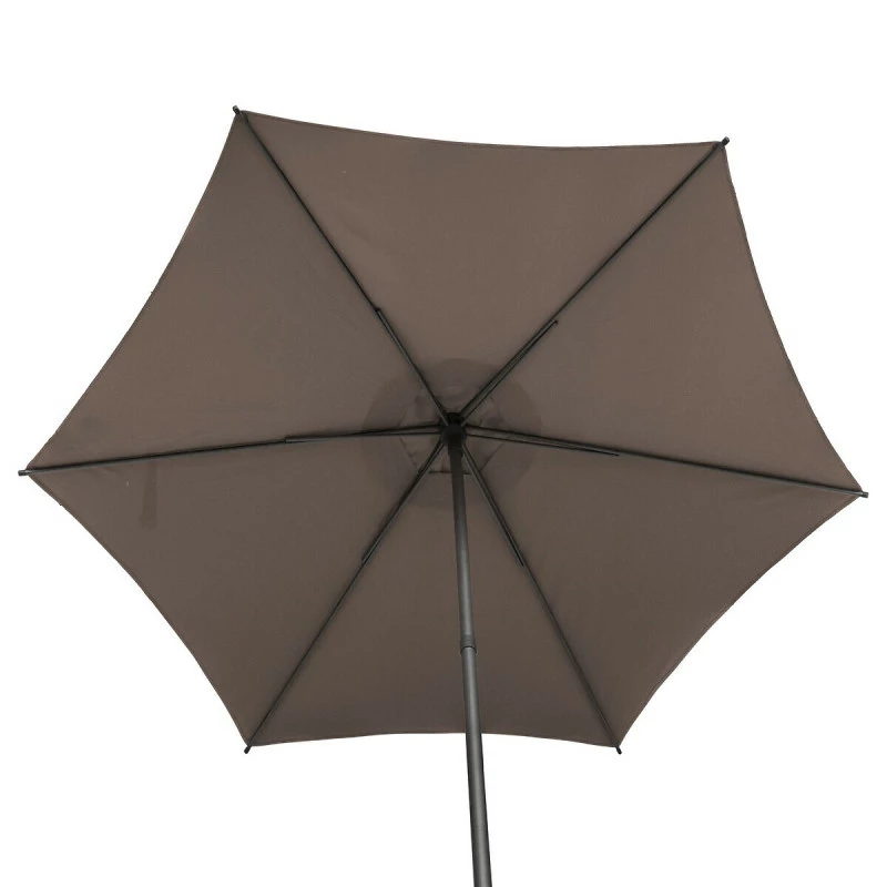 Parasol droit rond 2,7m Soya taupe Hespéride Parasol Droit Rond 2,7m Soya Taupe Hespéride -Ledepot-bailleul Soldes Magasin parasol droit rond 27m soya taupe hesperide 4