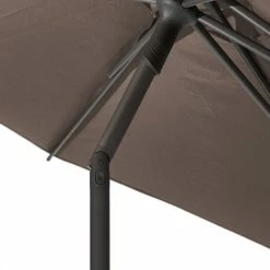 Parasol Droit Rond 2,7m Soya Taupe Hespéride 7 Parasol Droit Rond 2,7m Soya Taupe Hespéride -Ledepot-bailleul Soldes Magasin parasol droit rond 27m soya taupe hesperide 5