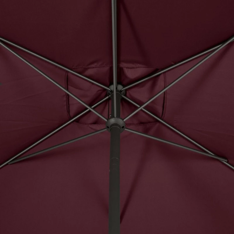 Parasol mat central 2x3 m Loompa bordeaux Hespéride Parasol Mat Central 2x3 M Loompa Bordeaux Hespéride -Ledepot-bailleul Soldes Magasin parasol mat central 2x3 m loompa bordeaux hesperide 5