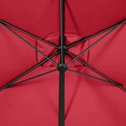 Parasol Mat Central 2x3 M Loompa Grenade Hespéride -Ledepot-bailleul Soldes Magasin parasol mat central 2x3 m loompa grenade hesperide 6