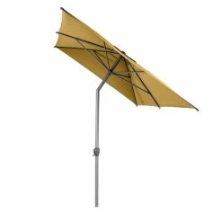 Parasol Mat Central 2x3 M Loompa Moutarde Hespéride -Ledepot-bailleul Soldes Magasin parasol mat central 2x3 m loompa moutarde hesperide 2