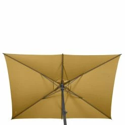 Parasol Mat Central 2x3 M Loompa Moutarde Hespéride -Ledepot-bailleul Soldes Magasin parasol mat central 2x3 m loompa moutarde hesperide 4