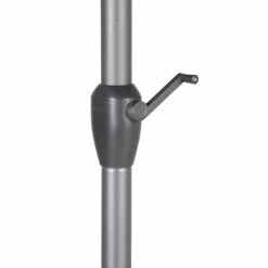 Parasol Mat Central Rond 3m Loompa Ardoise Hespéride -Ledepot-bailleul Soldes Magasin parasol mat central rond 3 loompa ardoise hesperide 5