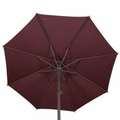 Parasol Mat Central Rond 3m Loompa Bordeaux Hespéride 5 Parasol Mat Central Rond 3m Loompa Bordeaux Hespéride -Ledepot-bailleul Soldes Magasin parasol mat central rond 3m loompa bordeaux hesperide 3