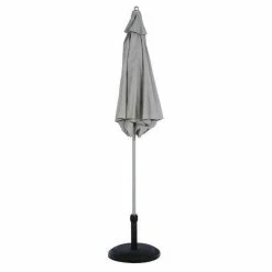 Parasol Rond 2,3m Anzio Ardoise Hespéride -Ledepot-bailleul Soldes Magasin parasol rond anzio hesperide ardoise 2
