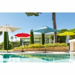 Parasol Rond 2,3m Anzio Ardoise Hespéride -Ledepot-bailleul Soldes Magasin parasol rond anzio hesperide ardoise 5