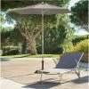Parasol Rond 2,3m Anzio Taupe Hespéride 1 Parasol Rond 2,3m Anzio Taupe Hespéride -Ledepot-bailleul Soldes Magasin parasol rond anzio hesperide taupe