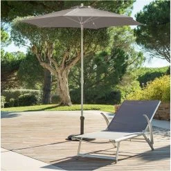 Parasol Rond 2,3m Anzio Taupe Hespéride