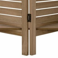 Paravent Bois 3 étagères Bois Atmosphera -Ledepot-bailleul Soldes Magasin paravent bois 3 etageres bois atmosphera 2