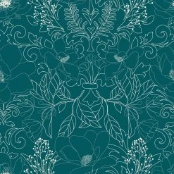 Parure De Lit Amelia Bleu Canard Et Motifs 240x220 Atmosphera -Ledepot-bailleul Soldes Magasin parure de lit amelia bleu canard et motifs 240x220 atmosphera 3