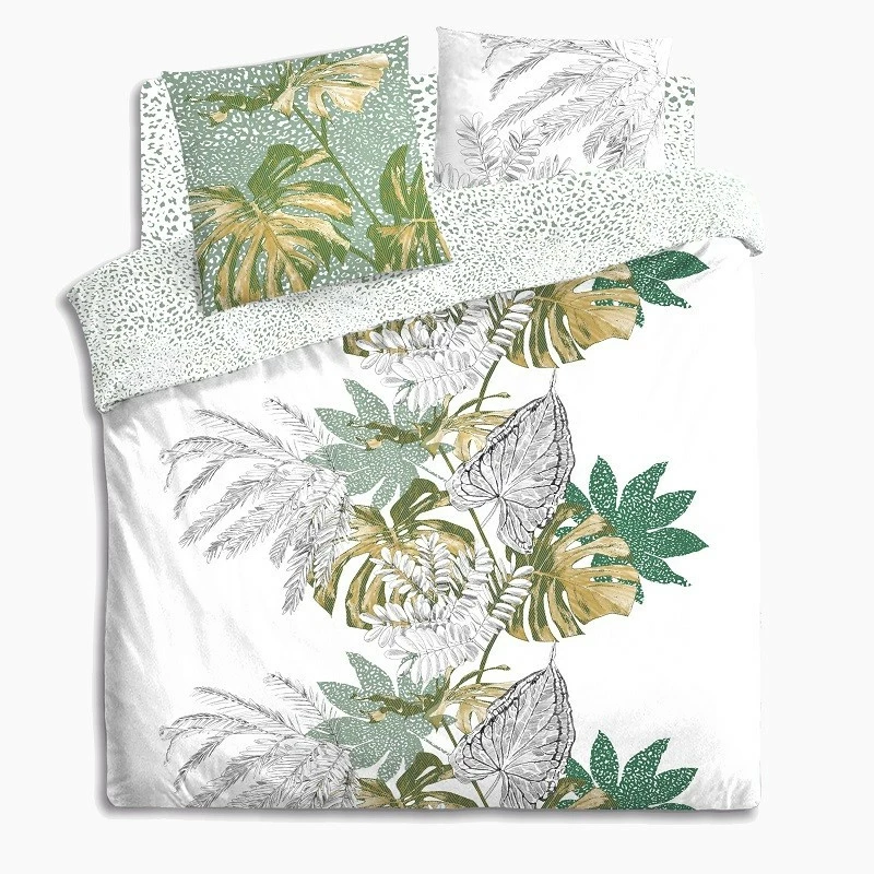 Parure de lit Monstera blanc et vert 240x220 Atmosphera Parure De Lit Monstera Blanc Et Vert 240x220 Atmosphera -Ledepot-bailleul Soldes Magasin parure de lit monstera blanc et vert 240x220 atmosphera 1