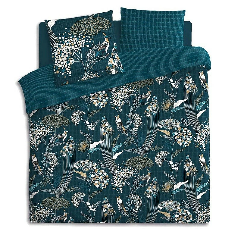 Parure de lit Paon bleu canard 240x220 Atmosphera Parure De Lit Paon Bleu Canard 240x220 Atmosphera -Ledepot-bailleul Soldes Magasin parure de lit paon bleu canard 240x220 atmosphera 1