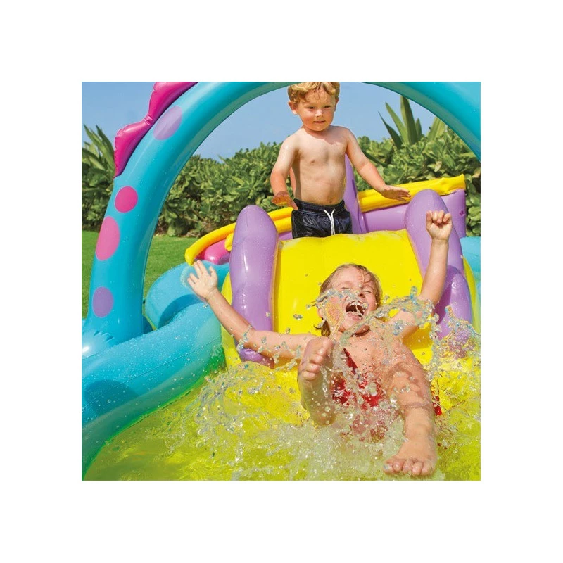 Pataugeoire aire de jeu Dinoland Intex Pataugeoire Aire De Jeu Dinoland Intex -Ledepot-bailleul Soldes Magasin pataugeoire aire de jeu dinoland intex 1