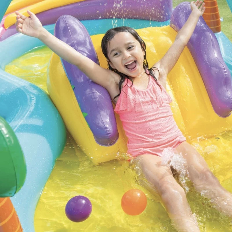 Pataugeoire aire de jeu Dinoland Intex Pataugeoire Aire De Jeu Dinoland Intex -Ledepot-bailleul Soldes Magasin pataugeoire aire de jeu dinoland intex 5