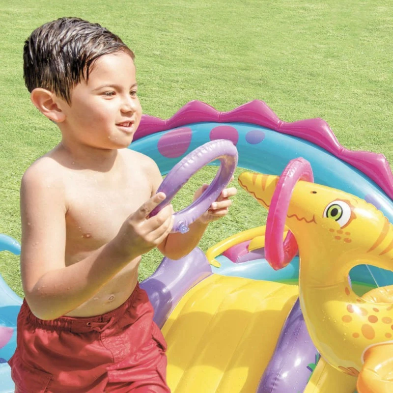 Pataugeoire aire de jeu Dinoland Intex Pataugeoire Aire De Jeu Dinoland Intex -Ledepot-bailleul Soldes Magasin pataugeoire aire de jeu dinoland intex 6