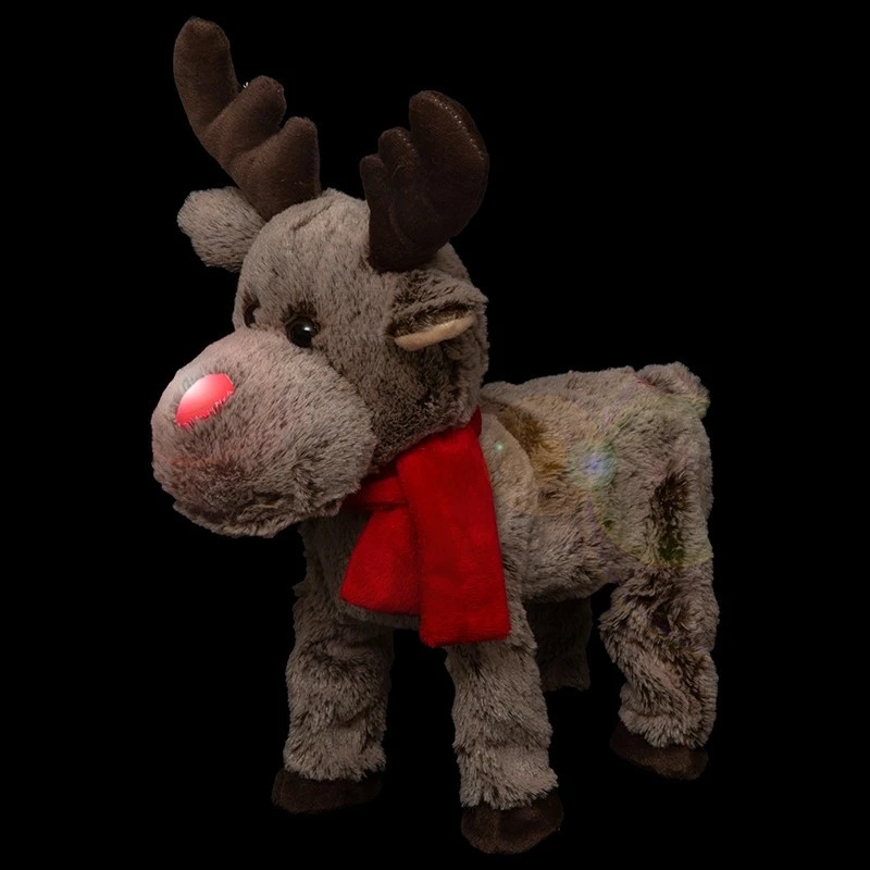 Peluche automate Renne de Noël lumineux animé musical Peluche Automate Renne De Noël Lumineux Animé Musical -Ledepot-bailleul Soldes Magasin peluche automate renne de noel lumineux anime musical