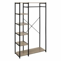 Ledepot-bailleul Soldes Magasin 13 Penderie 5 étagères Métal Et Bois 5Five