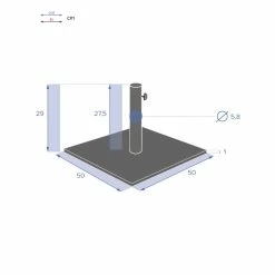 Pied De Parasol Plaque 20 Kg Anthracite Hespéride 6 Pied De Parasol Plaque 20 Kg Anthracite Hespéride -Ledepot-bailleul Soldes Magasin pied de parasol plaque 20 kg anthracite hesperide 4