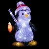 Pingouin Lumineux LED Extérieur H25 Cm -Ledepot-bailleul Soldes Magasin pingouin lumineux led exterieur h25 cm