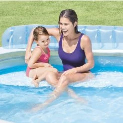 Piscine Familiale Avec Banquette Intégrée Intex -Ledepot-bailleul Soldes Magasin piscine familiale avec banquette integree intex 2