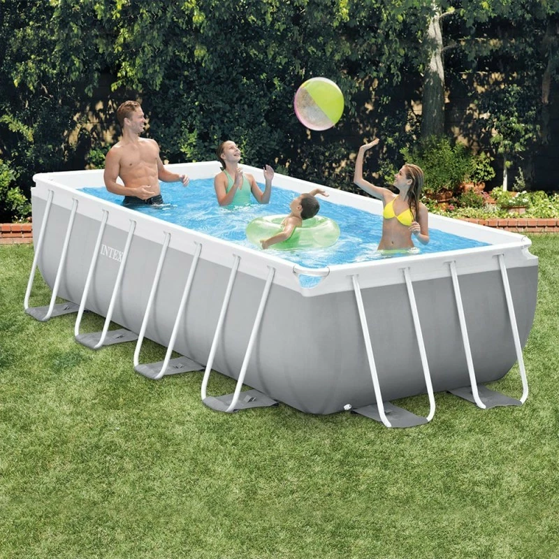 Piscine Prism rectangulaire 4x2x1 m avec accessoires Intex Piscine Prism Rectangulaire 4x2x1 M Avec Accessoires Intex -Ledepot-bailleul Soldes Magasin piscine prism rectangulaire 4x2x1 avec accessoires