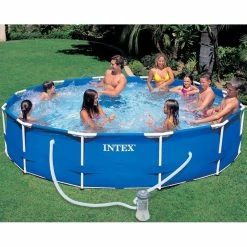Piscine Tubulaire Ronde Intex 3,66 X 0,76 M -Ledepot-bailleul Soldes Magasin piscine tubulaire ronde intex 366 x 076 m 3