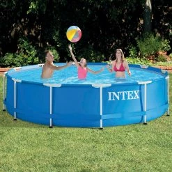 Piscine Tubulaire Ronde Intex 3,66 X 0,76 M -Ledepot-bailleul Soldes Magasin piscine tubulaire ronde intex 366 x 076 m 4