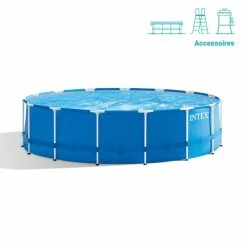 Piscine Tubulaire Ronde Intex 4,57 X 1,22 M Avec Accessoires Intex 4 Piscine Tubulaire Ronde Intex 4,57 X 1,22 M Avec Accessoires Intex -Ledepot-bailleul Soldes Magasin piscine tubulaire ronde intex 457 x 122 m avec accessoires intex 2