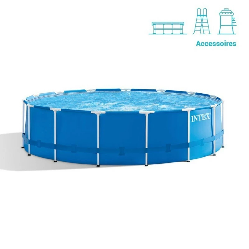 Piscine tubulaire ronde Intex 4,57 x 1,22 m avec accessoires Intex Piscine Tubulaire Ronde Intex 4,57 X 1,22 M Avec Accessoires Intex -Ledepot-bailleul Soldes Magasin piscine tubulaire ronde intex 457 x 122 m avec accessoires intex 2
