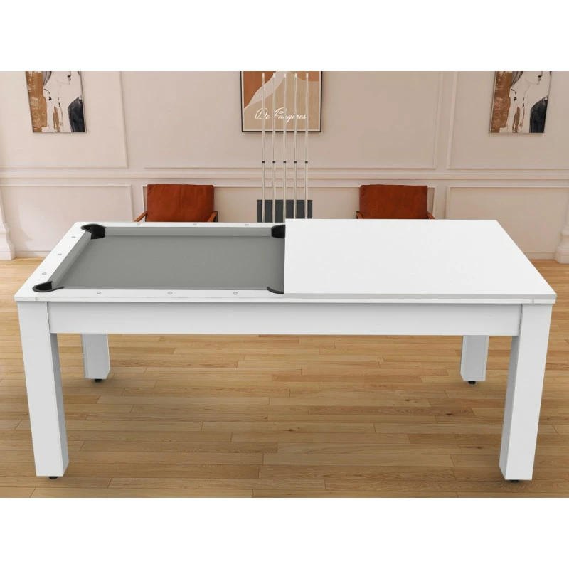 Plateau dinatoire pour billard convertible Arizona blanc laqué Plateau Dinatoire Pour Billard Convertible Arizona Blanc Laqué -Ledepot-bailleul Soldes Magasin plateau dinatoire pour billard convertible arizona blanc laque 1
