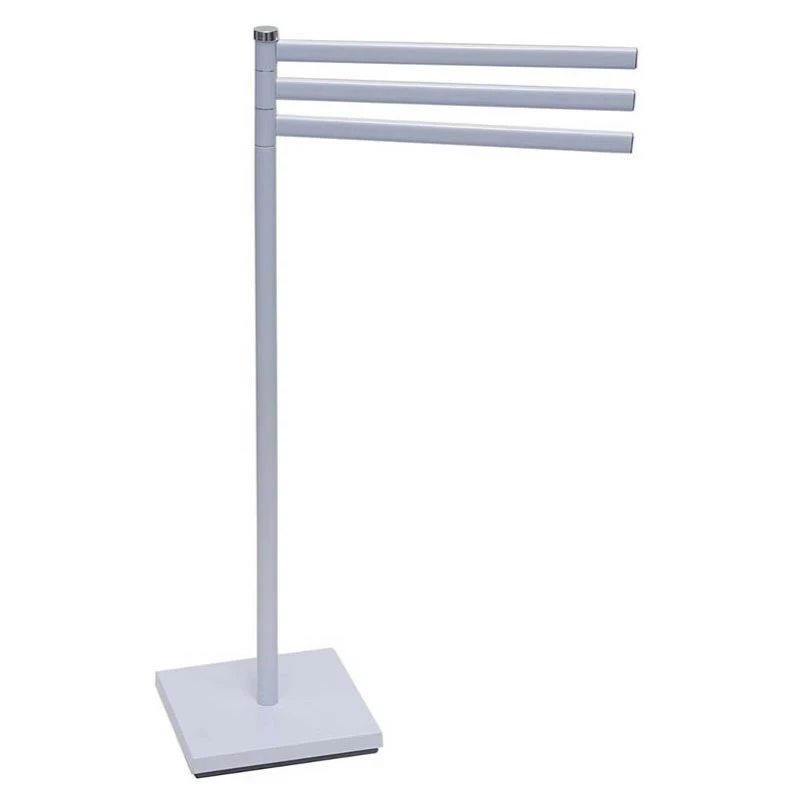 Porte serviettes 3 bras blanc Porte Serviettes 3 Bras Blanc -Ledepot-bailleul Soldes Magasin porte serviettes 3 bras blanc