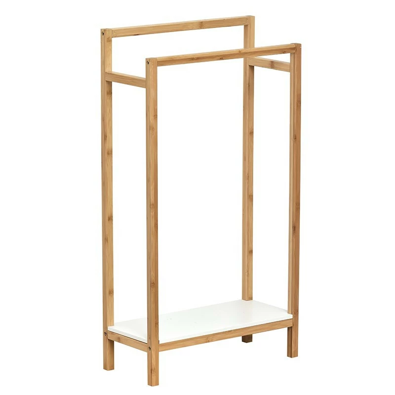 Porte serviettes en bambou avec étagère Nuovo Porte Serviettes En Bambou Avec étagère Nuovo -Ledepot-bailleul Soldes Magasin porte serviettes en bambou avec etagere nuovo