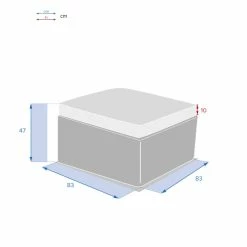 Pouf Extérieur Savinia Coloris Tahini Hespéride 5 Pouf Extérieur Savinia Coloris Tahini Hespéride -Ledepot-bailleul Soldes Magasin pouf exterieur savinia coloris tahini hesperide 3