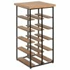 Range Bouteilles En Fer Et Bois Bakos Atmosphera -Ledepot-bailleul Soldes Magasin range bouteilles en fer et bois bakos atmosphera