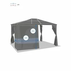 Rideaux De Tonnelle Belize Ardoise Hespéride 4 Rideaux De Tonnelle Belize Ardoise Hespéride -Ledepot-bailleul Soldes Magasin rideaux de tonnelle belize ardoise hesperide 2