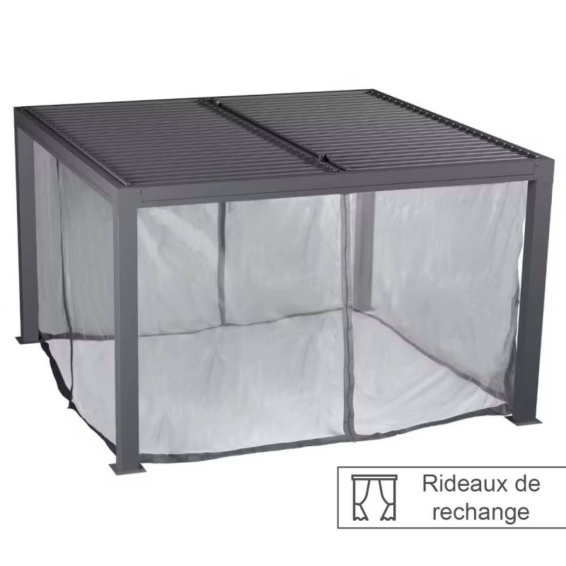 Rideaux moustiquaires pour tonnelle Majaé 3,6x3,6 m Hespéride Rideaux Moustiquaires Pour Tonnelle Majaé 3,6x3,6 M Hespéride -Ledepot-bailleul Soldes Magasin rideaux moustiquaires pour tonnelle majae 36x36 m hesperide
