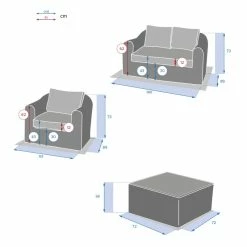 Salon 4 Places Moorea Savana Hespéride 5 Salon 4 Places Moorea Savana Hespéride -Ledepot-bailleul Soldes Magasin salon 4 places moorea savana hesperide 3