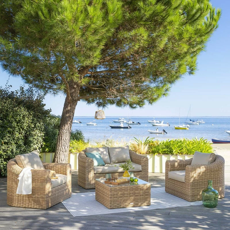 Salon 4 places Moorea savana Hespéride Salon 4 Places Moorea Savana Hespéride -Ledepot-bailleul Soldes Magasin salon 4 places moorea savana hesperide