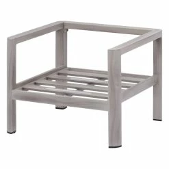 Salon De Jardin 5 Places Jauca Noisette / Gris Boisé Hespéride -Ledepot-bailleul Soldes Magasin salon de jardin 5 places jauca noisette gris boise hesperide 1 7