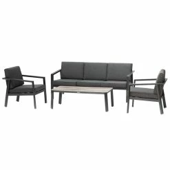 Salon De Jardin 5 Places Pavane Graphite Hespéride 3 Salon De Jardin 5 Places Pavane Graphite Hespéride -Ledepot-bailleul Soldes Magasin salon de jardin 5 places pavane graphite hesperide 1 1