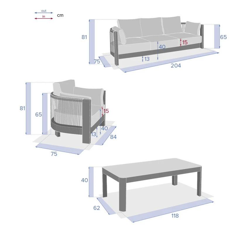 Salon de jardin 5p Paradize Hespéride Salon De Jardin 5p Paradize Hespéride -Ledepot-bailleul Soldes Magasin salon de jardin 5p paradize hesperide 8