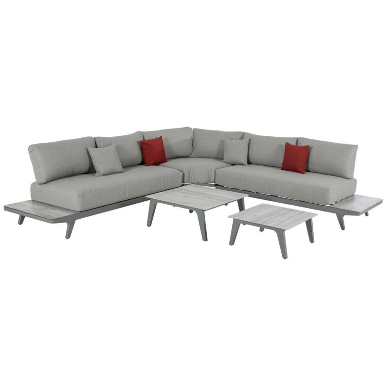 Salon de jardin Pulpy gris Hespéride Salon De Jardin Pulpy Gris Hespéride -Ledepot-bailleul Soldes Magasin salon de jardin pulpy gris hesperide 1