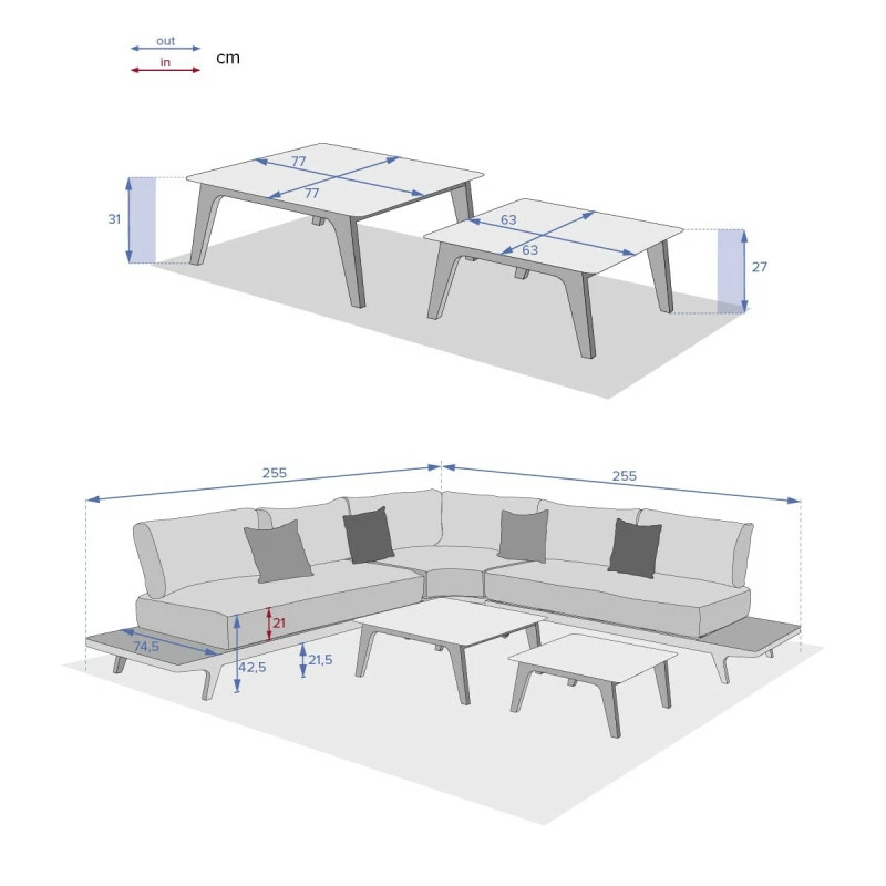 Salon de jardin Pulpy gris Hespéride Salon De Jardin Pulpy Gris Hespéride -Ledepot-bailleul Soldes Magasin salon de jardin pulpy gris hesperide 8